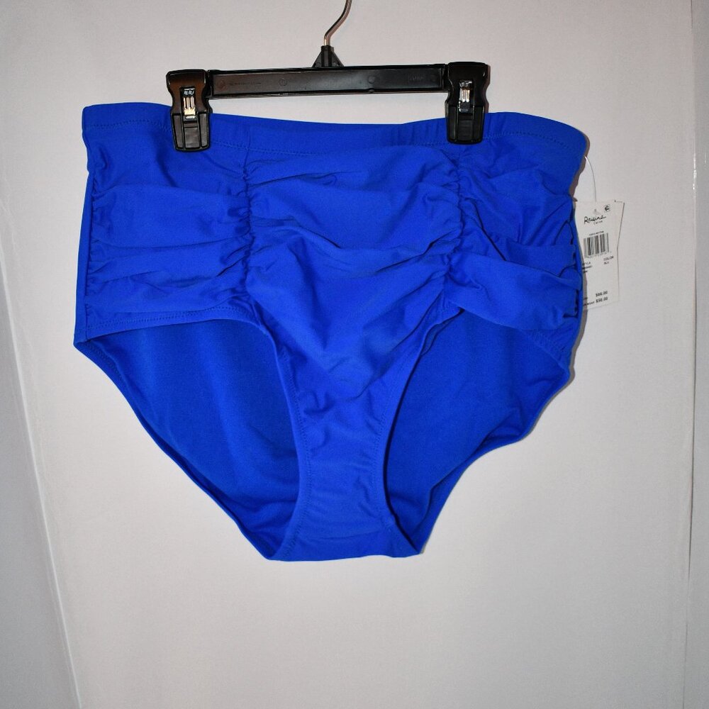 Raisins Curve High Waist Tummy Thinner Swim Bottom Blue Size: 22 #M840061 NWT